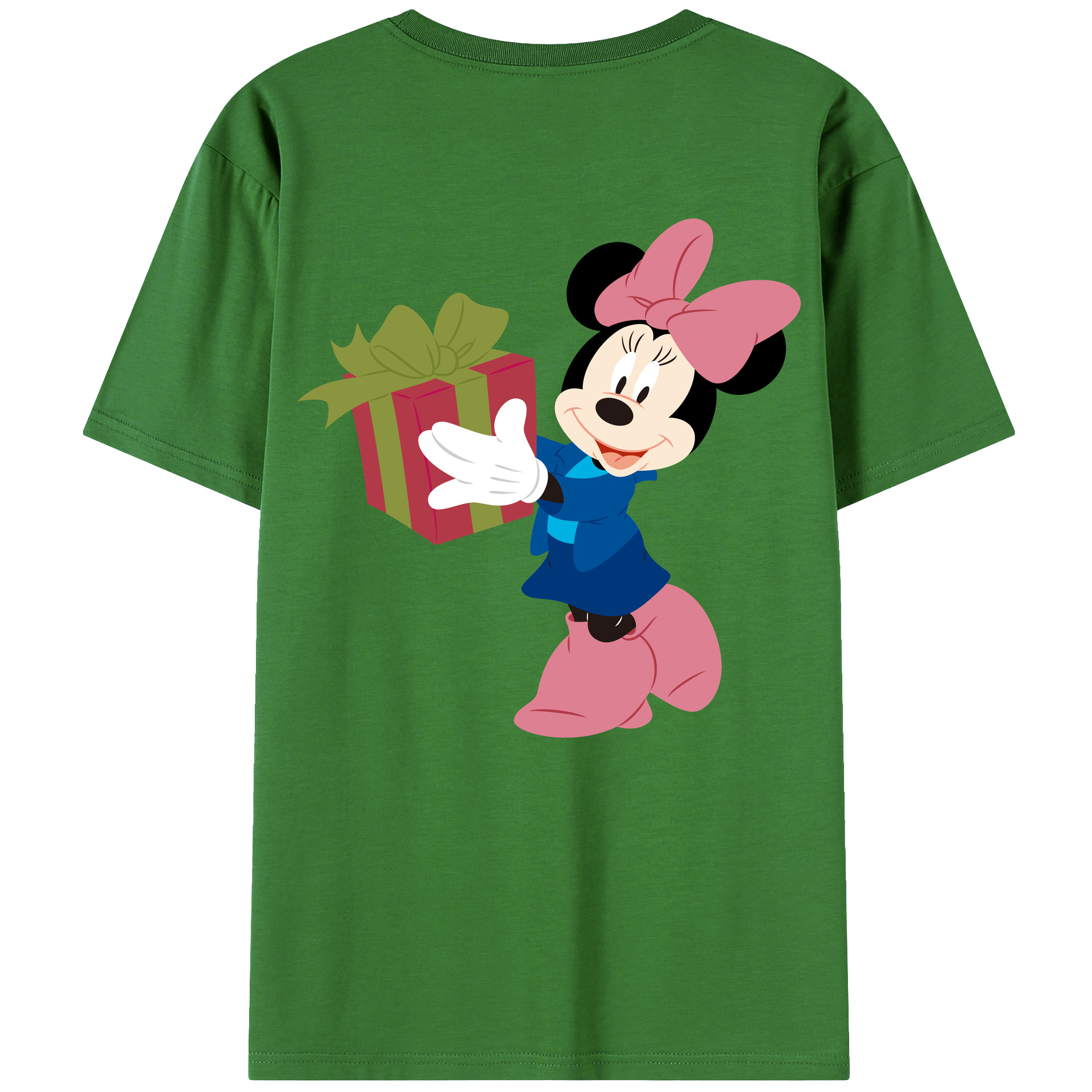 （画像用） ミッキーマウス Mickey Mouse レディース半袖Tシャツ(バックプリント)